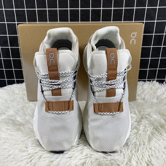 On Cloudnova White Pearl Running Shoes Womens Sneaker - Picture 2 of 7